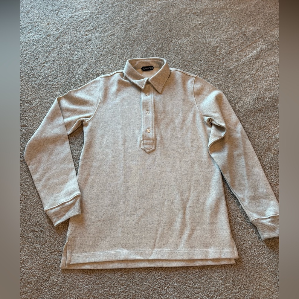 Tom Ford Light Gray Polo Shirt